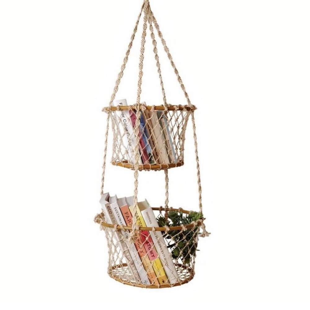 Jhuri Double Hanging Basket - Picture 3 of 3